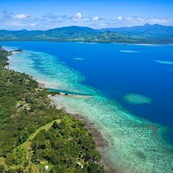 Natewa Bay Aerial - Beach Front