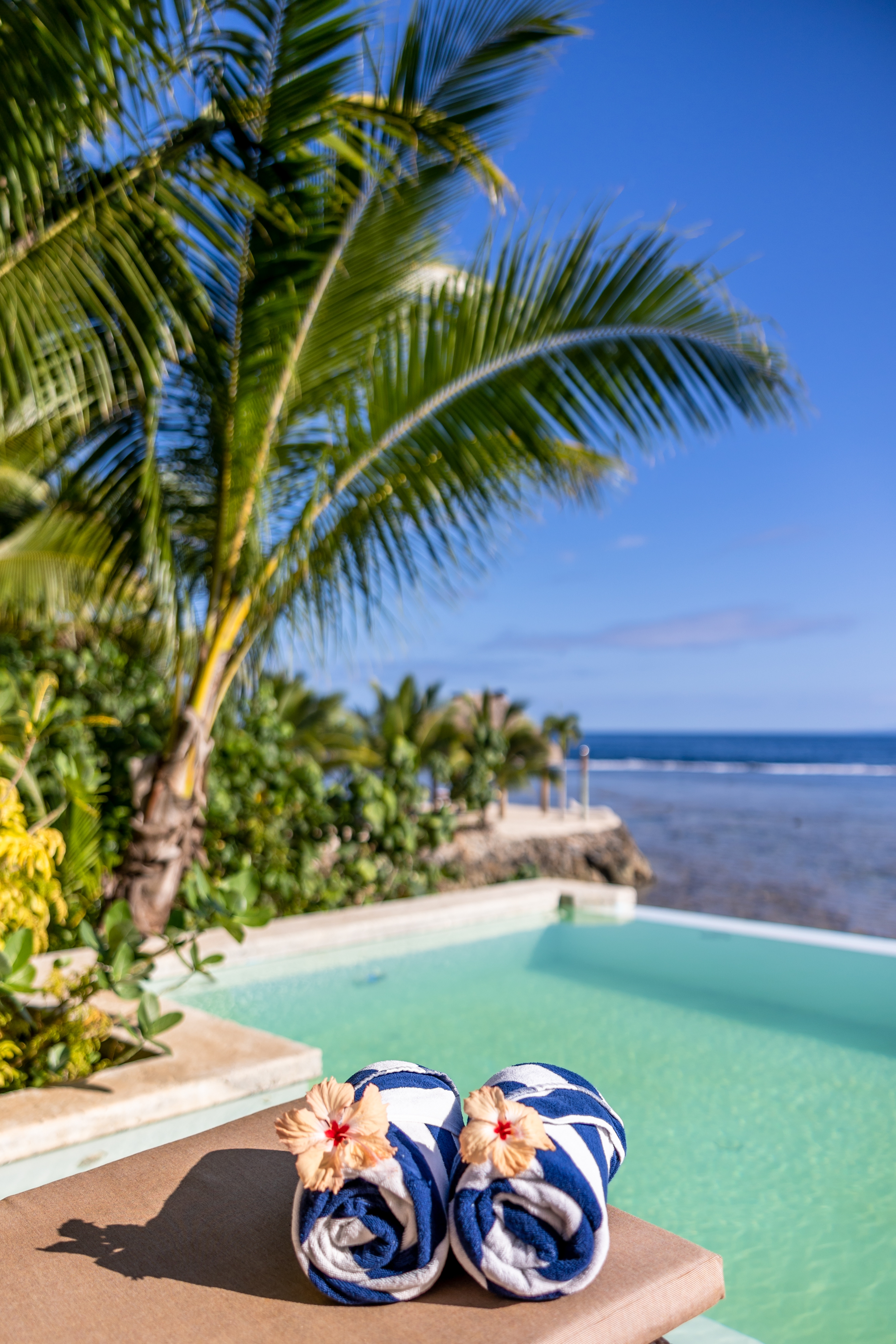 Savasi Island Villa with pool and towels